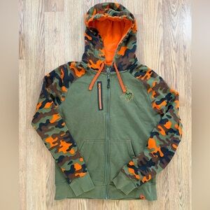 NFL Vikings Camouflage Zip up Sweatshirt for Ultimate Team Spirit